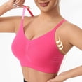 thumbnail image 6 of Wensltd Women Back Closure Sports Bras for Running Yoga Fitness Back Design Solid Color Breathable Full Support Daily Comfort Bras, 6 of 6