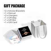 TOTWOO Long Distance Bracelets for Couples, Vibration & Light Up Bracelet, Montain & Sea Long Distance Relationship Gifts for Girlfriend Boyfriend