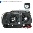 thumbnail image 4 of Spec-D Tuning Smoke Headlights with Fiber Optic LED Strips Compatible with 1999-2004 Jeep Grand Cherokee, Left + Right Pair Headlamp Assembly, 4 of 6