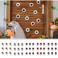 thumbnail image 2 of Halloween Eyeballs-shaped Wall Decals, 5pcsRealistic PVC Scary Eyeballs Window Decal Wall Stickers For DIY Home Bathroom Indoor Hallowmas Decoration, 2 of 8