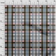 thumbnail image 2 of oneOone Georgette Viscose Fabric Madras Check Printed Fabric 1 Yard 42 Inch Wide, 2 of 4