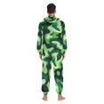 thumbnail image 4 of FORMRS Onesies Pajama for Adults Unisex Hoodie Winter Jumpsuit One Piece Sleepwear, Sizes S-2XL, Green Camouflage Pattern, 4 of 7