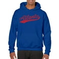 thumbnail image 4 of Atlanta Baseball Script - Hometown Pride, Pitcher Hoodie - 3X-Large - Royal, 4 of 6