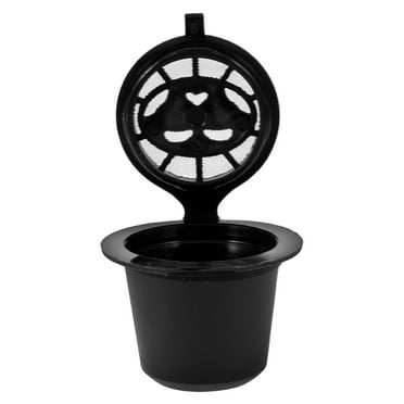 WSTEER Refillable Coffee Capsule Cup Reusable Refilling Compatible with Nespresso Machine
