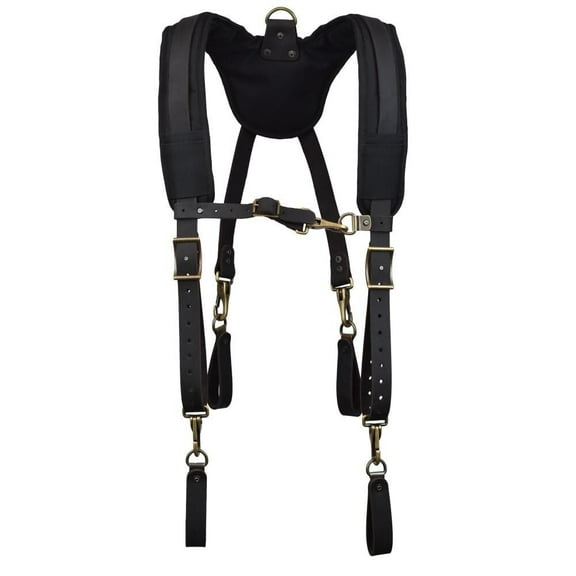 Ox Tools Leather Suspenders Oil-Tanned Leather