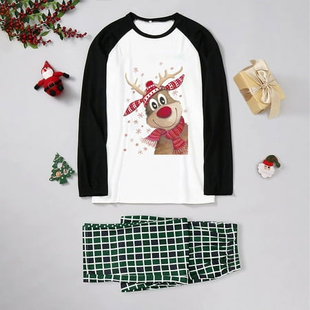 

Tepsmf Christmas Pajamas For Family Women S Fashion Autumn Winter Stripes Lantern Sleeve Long Cardigan Sweater Winter Coats For Women Tops Pjs Women Red Gifts