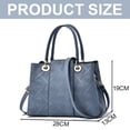 thumbnail image 2 of New fashion handbag with large capacity and simple leisure shoulder crossbody bag - blue, 2 of 5