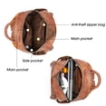 thumbnail image 4 of Mochila Telena Small para mujer, tamaño pequeño, piel, color marrón, 4 of 7