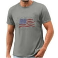 thumbnail image 5 of Busydd Independence Day T Shirts for Man Round Neck Short Sleeve Summer Tops 4th of July American Flag Print Patriotic Tees Casual Comfy Cotton T Shirts, 5 of 5