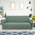 thumbnail image 1 of PiccoCasa Stretch Sofa Slipcover Washable Furniture Covers for Dogs Green X Large, 1 of 7
