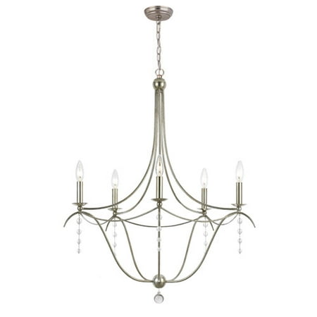 Crystorama Lighting Group 435 Metro 5 Light Single Tier Chandelier Crystorama Lighting Group 435 Metro 5 Light Single Tier Chandelier