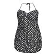 thumbnail image 5 of Nicole Miller Women's Plus Size Polka Dot Convertible Strap One Piece Swimsuit, 5 of 5
