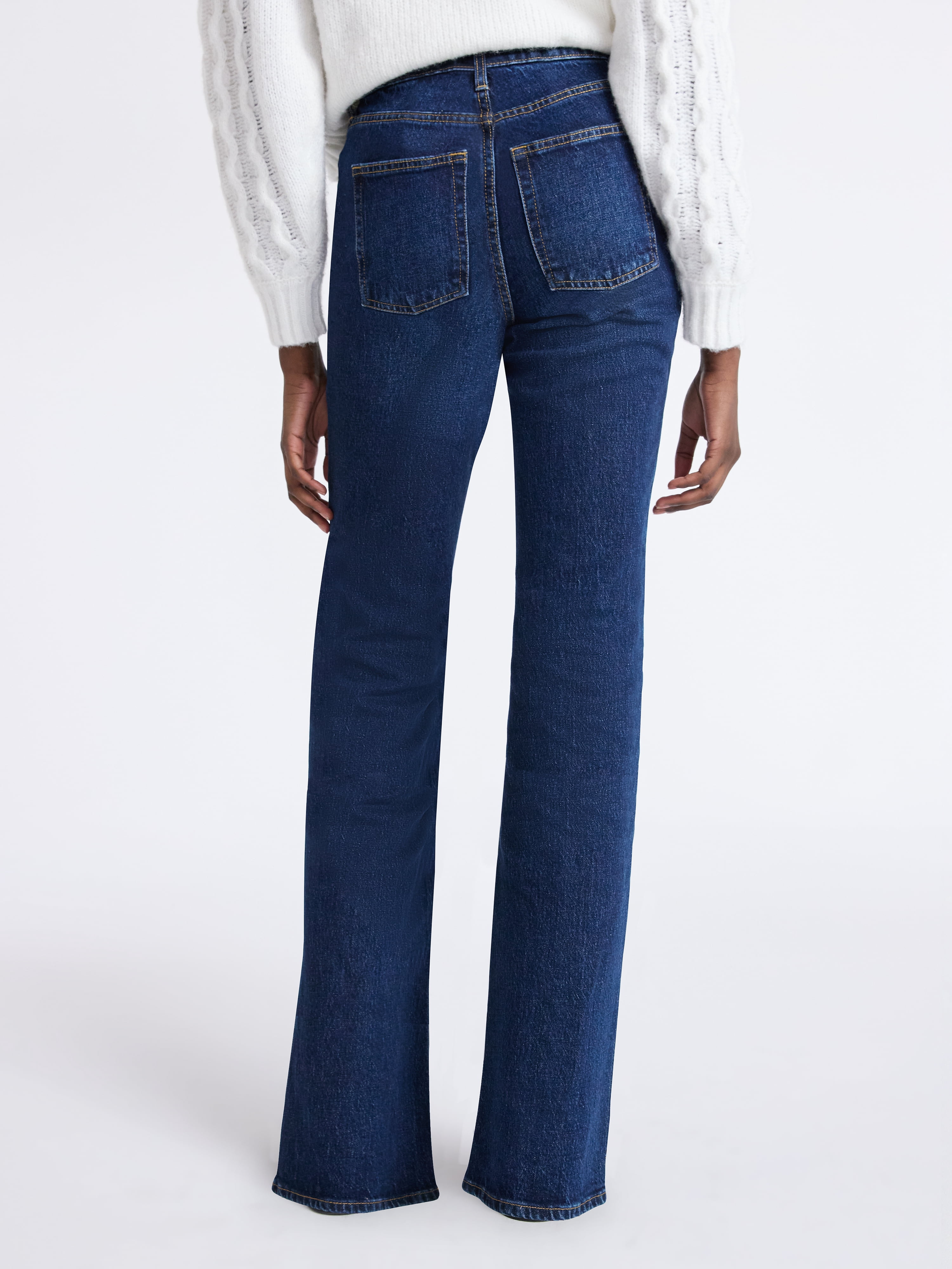 Free Assembly Women's Mid Rise Full Length Bootcut Jeans, 32" Inseam, Sizes 0-20
