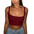 thumbnail image 3 of PENGXIANG Femmes Sans Manches Tube Top Été Dame Bandeau Extensible Crop Top, 3 of 5