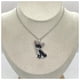 thumbnail image 3 of Cadenas y Dijes Hermosos DogNeck03 2Pzas Chihuahua/Circonia Negro Metal Cadena y Dije. High Monaco MXNGK-002, 3 of 3