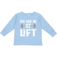 thumbnail image 3 of Inktastic Weightlifting You Had Me at Lift Boys or Girls Long Sleeve Toddler T-Shirt, 3 of 5