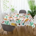 thumbnail image 6 of Cinco De Mayo Design Rectangle Tablecloth, Dust Proof Anti Wrinkle Wipeable Table Cloth Tabletop foration of Dinner Kitchen Wedding Holiday Party 60"x90" Decor Gift, 6 of 7