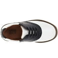 thumbnail image 2 of Upper Class Youth White/Navy Leather Saddle Oxfords, 2 of 6