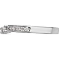 thumbnail image 4 of 14K White Gold Lab Grown Diamond Si1/Si2, G H I, Wedding Band (Size 7) Made In India rm2654b-057-7wlg, 4 of 5