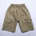 thumbnail image 5 of Cargo Shorts Boys Khaki Pants Casual Loose Boys Summer Outfits Boys Clothes Size 9-10 Years Summer&nbsp;Clothing, 5 of 8