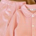 thumbnail image 5 of HFHAPW Kids Girls Pajamas Set Long Sleeve Button Down Pjs Sleepwear Loungewear 2 Piece Set for Daily,2-3 Y, 5 of 7