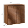 thumbnail image 3 of Modway Render Bathroom Cabinet Set in Brown, 3 of 10