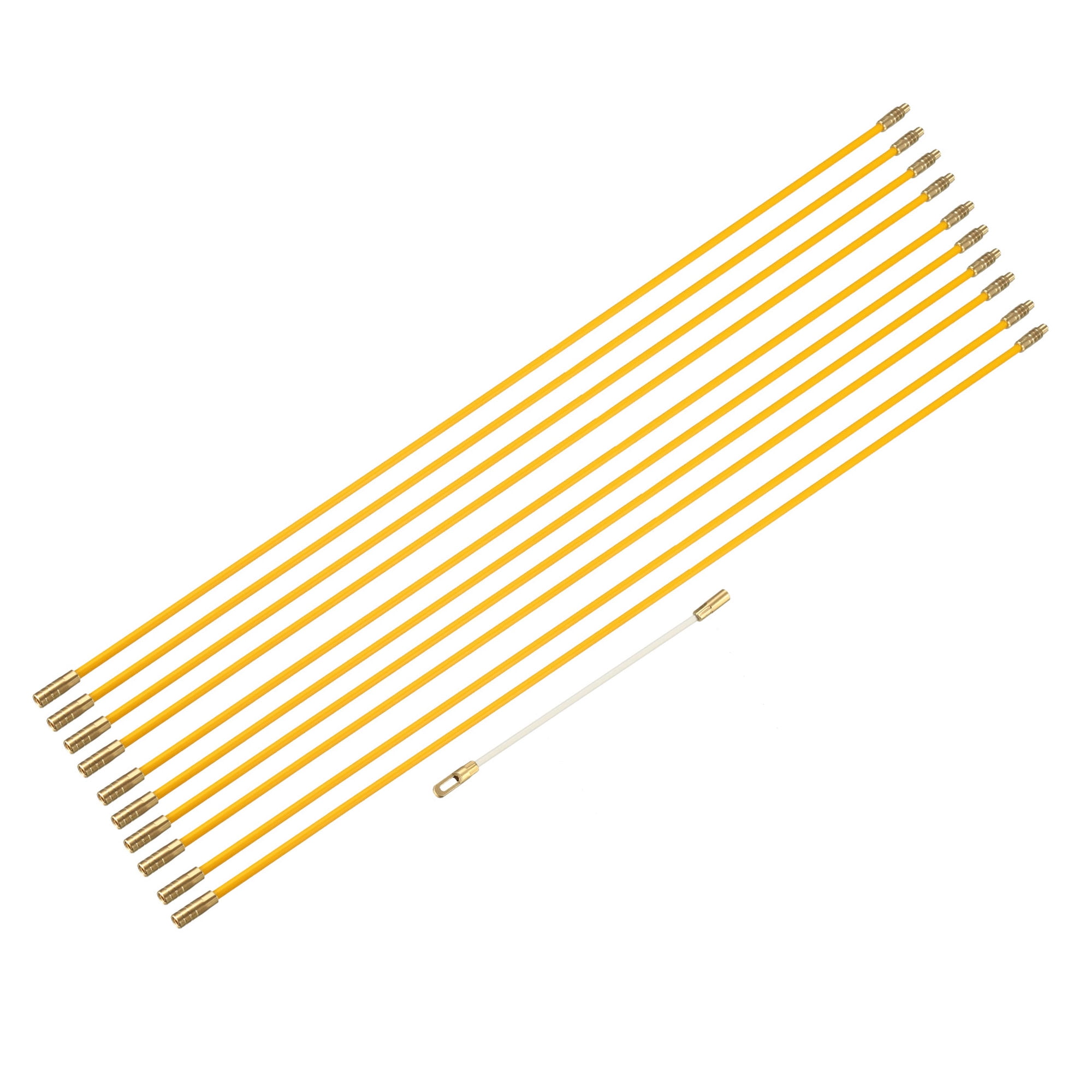 Uxcell 1M/ 39.37inch Fiberglass Running Wire Cable Pulling Fish Tape