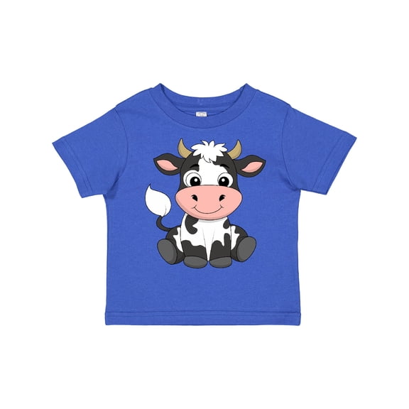 Inktastic Cute Black and White Holstein Cow Boys or Girls Toddler T-Shirt