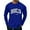 Blue, variant on VJATTWR Long Sleeve Swim Shirts for Men Sun Shirt Running Rashguard Upf 50+ Swimwear Athletic Workout Xxxl
