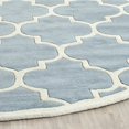 thumbnail image 4 of Safavieh Chatham Blue Contemporary Rug - Round 4', 4 of 4