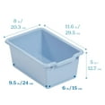 thumbnail image 2 of Scoop Front Plastic Storage Bins, 2 of 9