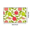 thumbnail image 5 of LNWH Cartoon Pomegranate Print Art Pattern Rugs Doormat, Non-Slip Absorbent Bath Mat, 36"x24", 5 of 8