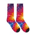 thumbnail image 4 of Women's Men's Autism Awareness Puzzle Flag Colorful Novelty Pattern Crew Athletic Socks, 4 of 7
