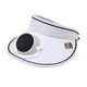 thumbnail image 5 of Sombrero con visera y ventilador para playa, con carga solar, para mujer, con ventilador, vacío Blanco, 5 of 9