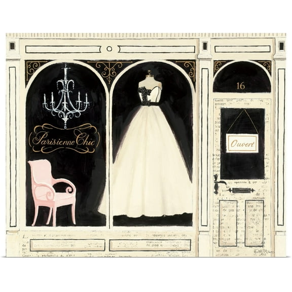 Great BIG Canvas | Rolled Emily Adams Poster Print entitled Parisienne Chic