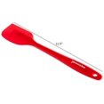 thumbnail image 3 of Silicone Spatula Large Size - Hygienic Solid Premium Silicone Design in Red, 3 of 4