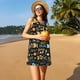 thumbnail image 3 of Fotbe Basketball Vestido de Verano sin Mangas para Mujer – Vestido Midi Línea A, Estilo Camiseta Floral, Vestido Playero Casual y Fluido, 3 of 7