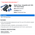 thumbnail image 2 of Washer Pump - Compatible with 1980 - 1991 Toyota Pickup 1981 1982 1983 1984 1985 1986 1987 1988 1989 1990, 2 of 2