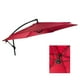 thumbnail image 2 of Sombrilla para Jardín con Brazo Lateral Rojo de 2.7 m | Resistente al Sol, Ajustable y Elegante KECOMPRAS SOMBRILLA PARA JARDIN BRAZO LATERAL, 2 of 9