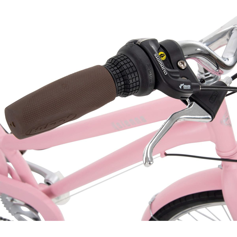 Huffy 26770 Sienna Women's 27.5inch 7-Speed Comfort Bike - Pale Pink Bundle with 2 YR CPS Enhanced Protection Pack