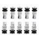 thumbnail image 1 of 10pcs TR161 Metal Car Truck Motorcycle Bolt In TubelessTire Tyre Valve Short Stems Kit with Dust Cap, 1 of 5