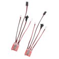 thumbnail image 1 of 30A Micro Cepillado ESC, Buena Disipacia de Calor de Calor Dual Motor Dual Camino Bidireccional ESC 2 PCS Con Freno para SCX24 Axial 1/24, 1 of 7