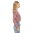 thumbnail image 3 of Bella Plus Canvas B53205275 Chandail Court en Molleton pour Femmes, Mauve - Large, 3 of 3