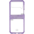 thumbnail image 3 of ITSKINS Hybrid Clear Phone Case for Galaxy Z Flip3 5G - Lavender and Transparent, 3 of 3