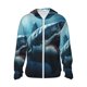 thumbnail image 1 of Fotbe 3D Realistic Shark Chaqueta con Protección Solar UPF 50+ para Hombre y Mujer, Camisa con Capucha y Bolsillos-XX-Large, 1 of 7