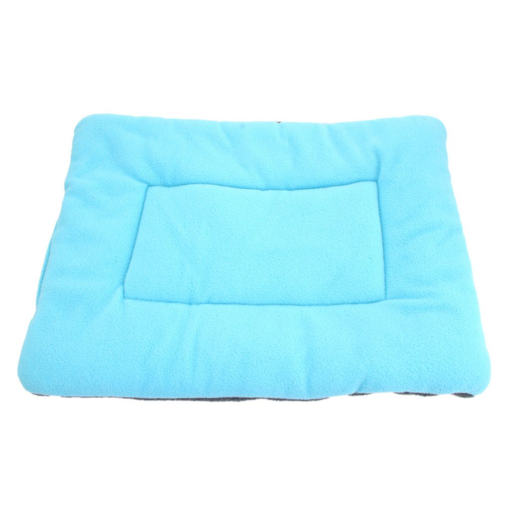 Pet Silk Wadding Bed Pad Kennel Mat Animal Bedding Comfy Cushion Pet