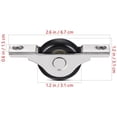 thumbnail image 3 of MasteelfCA 4 Pcs Rouleau de Porte de Placard Coulissant Matériel de Porte d'Armoire Roue de Remplacement, 3 of 9