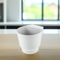 Raindrops Balcony Railing Planter Box White Plastic 1Set 8.9X7.7X7.1in