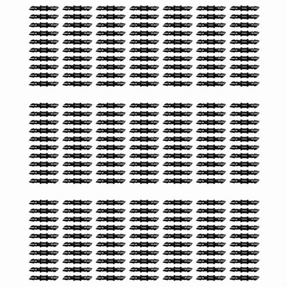 210 Pack Drip Irrigation Universal 1/4 Inch Barbed Coupling Fitting, Barbed Connectors for 1/4 Inch Drip Tubing