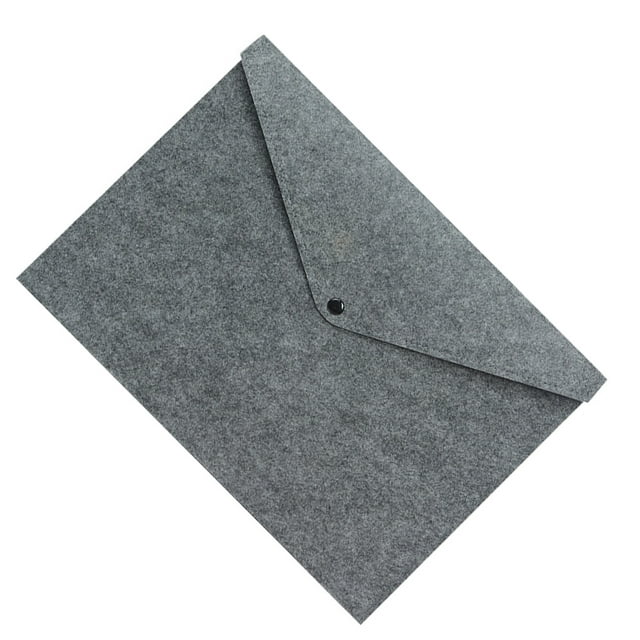 Wweixi File Document Bag Stay Organized And Enjoy Durable Felt Felt Folder Organizer grey 1Set